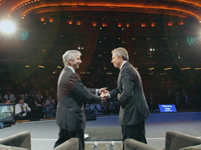 Tony Blair and Eduardo Braun